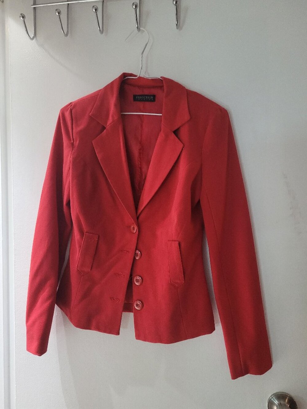 Womens Red Blazer
